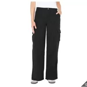 Well worn ladies wide leg cargo  pants